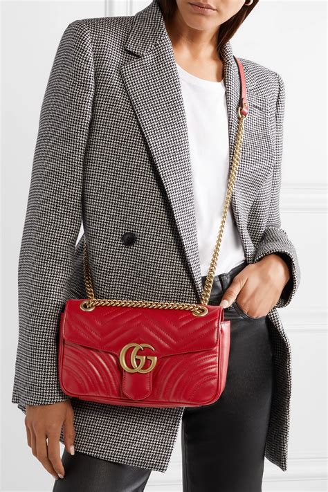 gucci marmont small second hand|Gucci red marmont bag small.